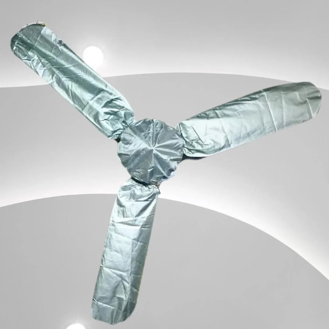 Reusable Ceiling Fan Dust Cover | Washable Protective Fan Blade Cover | Easy to Install