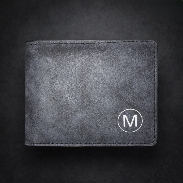 Men's Premium Leather Wallet | Slim Bifold Wallet with Card Holder & Cash Pocket